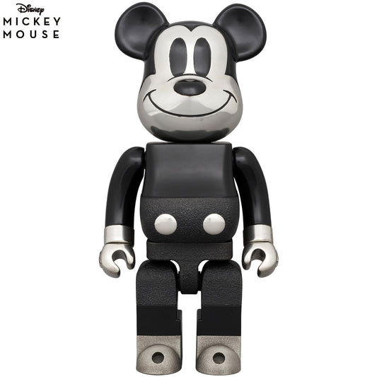 Medicom Be@Rbrick Royal Selangor Mickey Mouse B&W Ver.