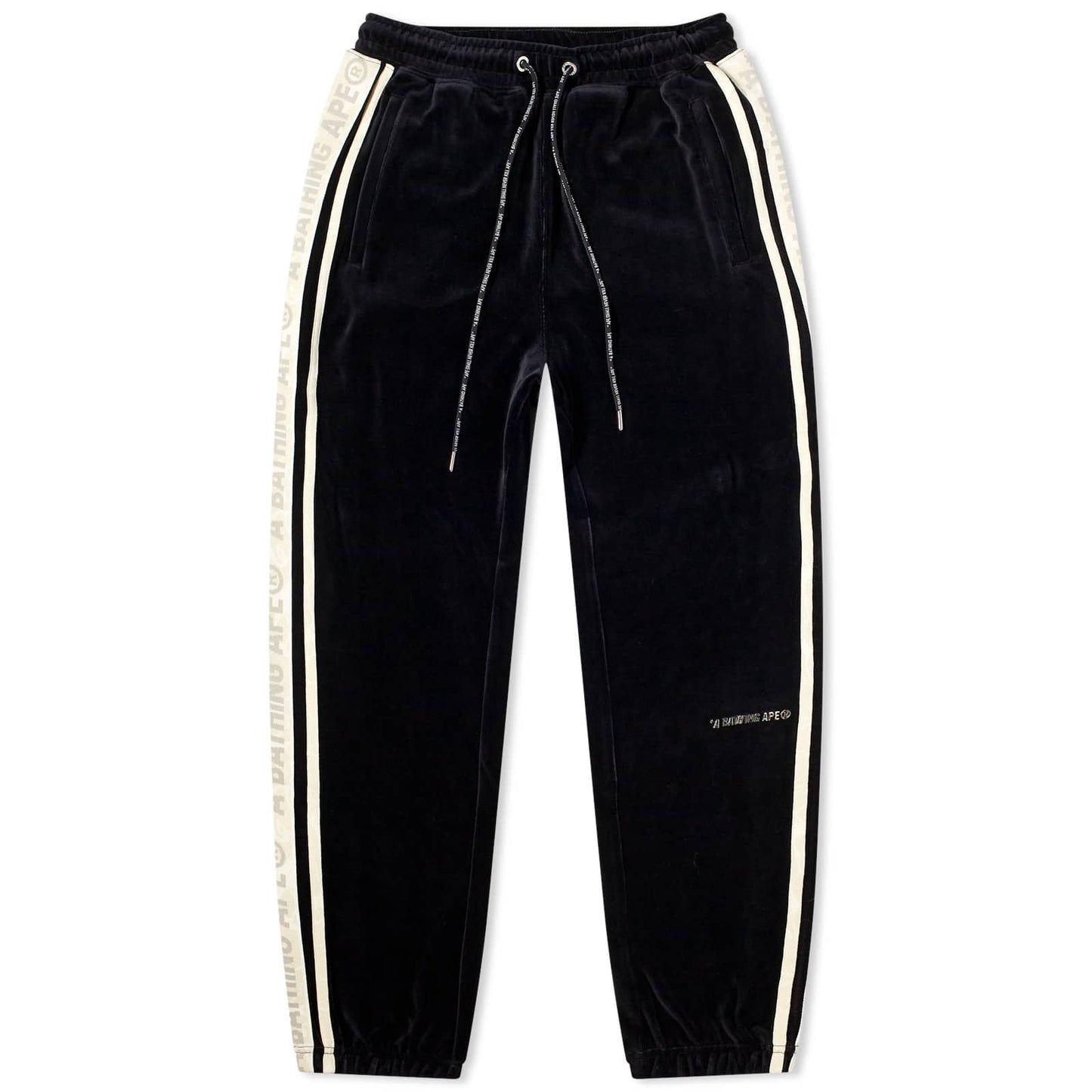 Metal Logo Pin Velour Pants