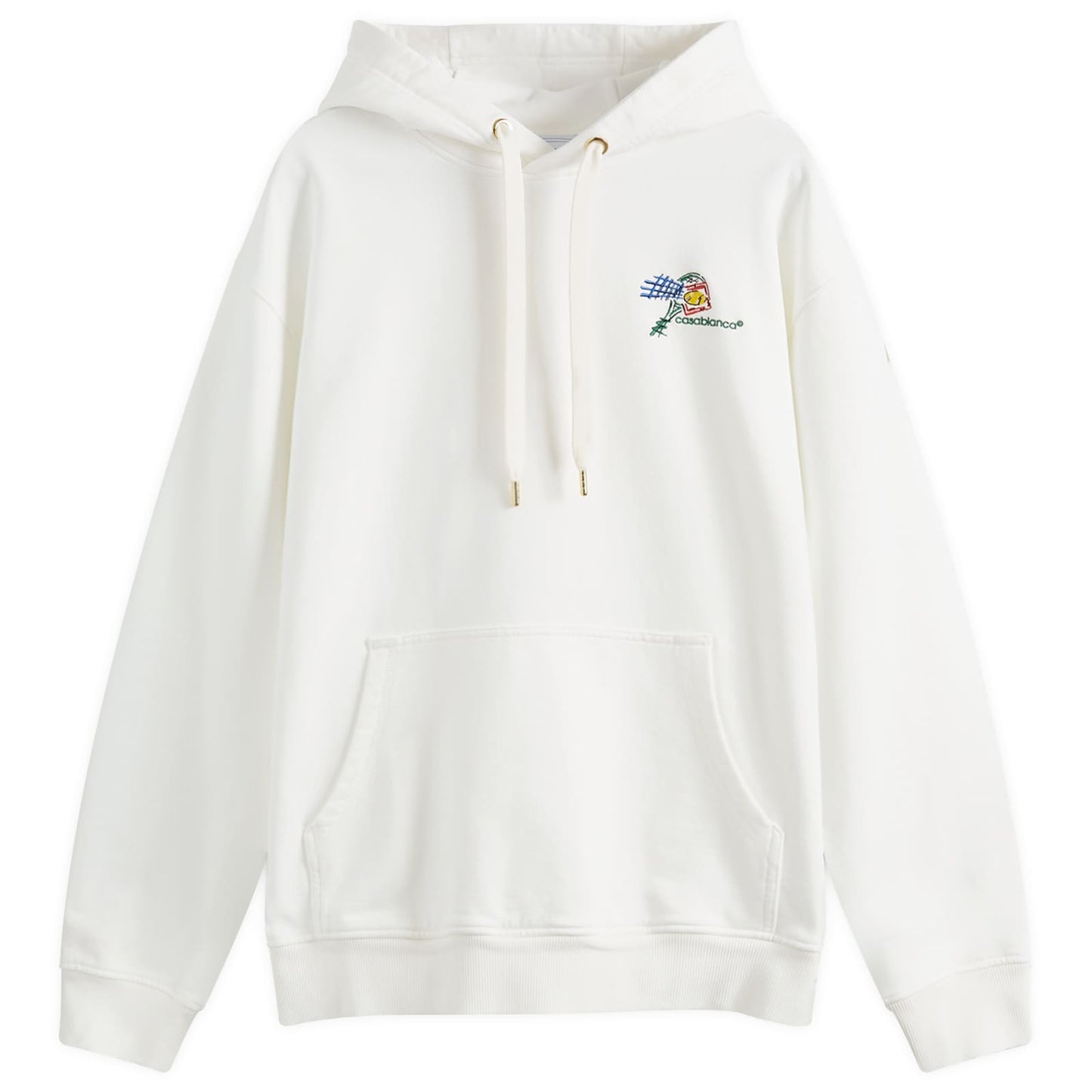 Croquis de Tennis Embroidered Hoodie