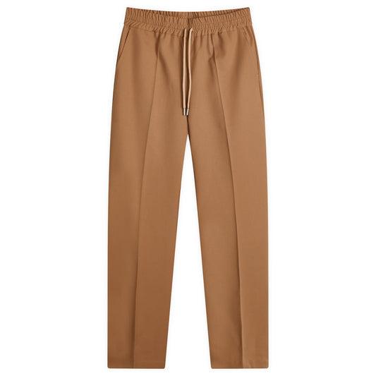 Straight Drawstring Trousers