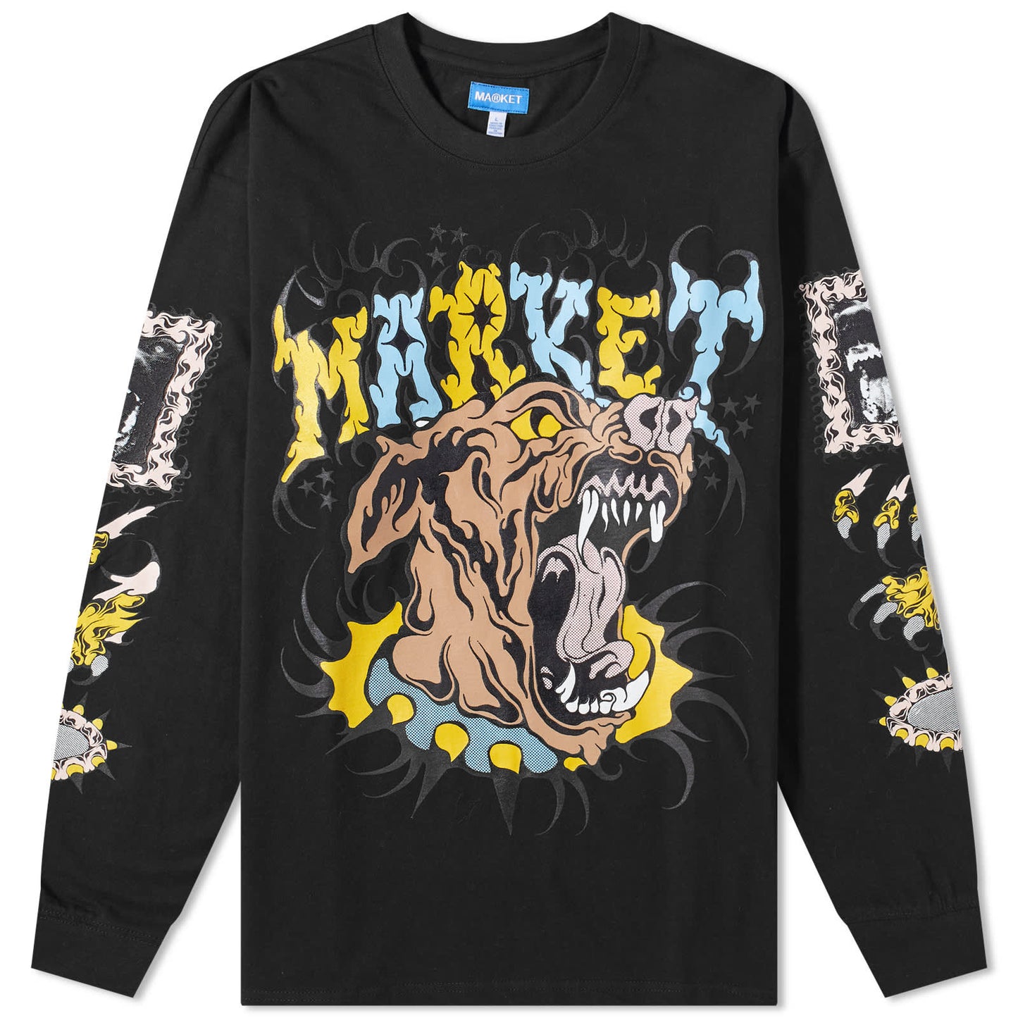 Warped Beware Long Sleeve T-Shirt