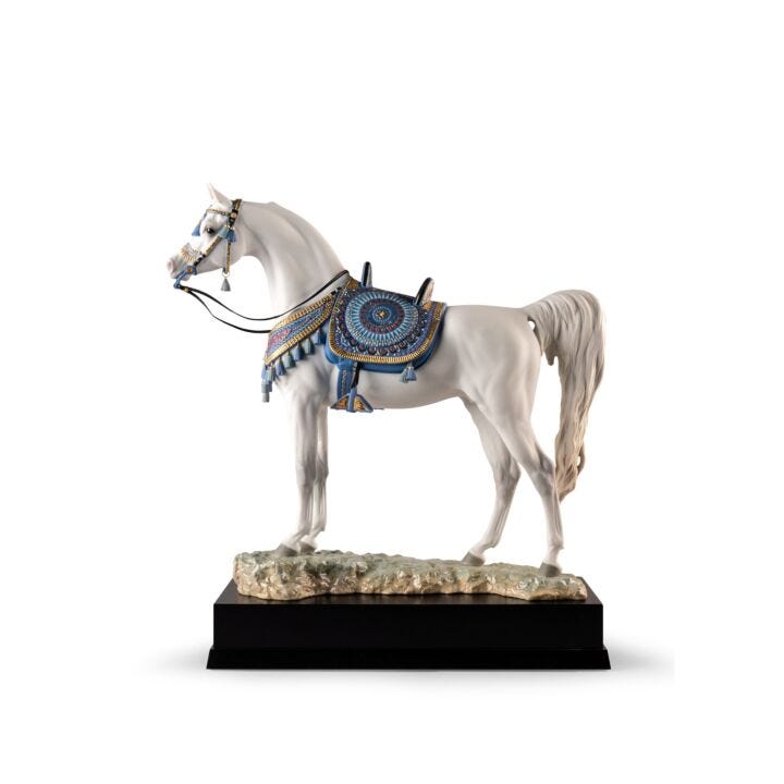 Arabian Pure Breed Horse Sculpture