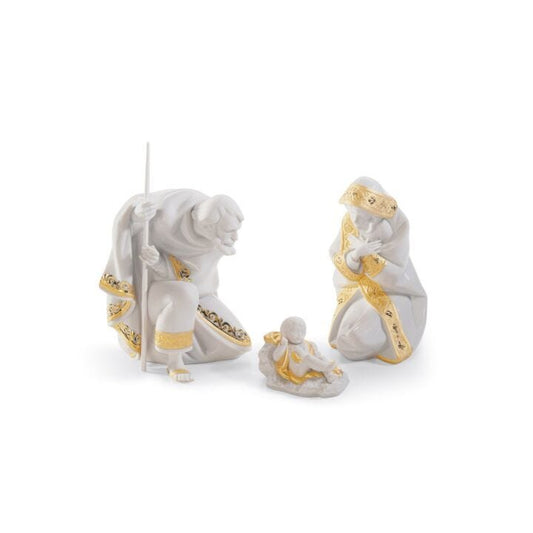 Set Silent Night Nativity Figurine