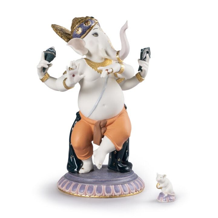 Dancing Ganesha Figurine