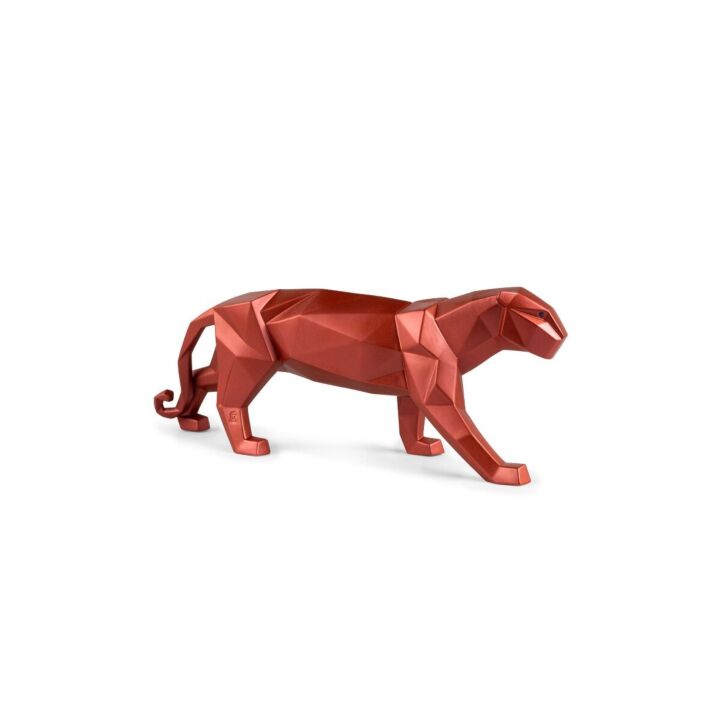 Panther Figurine Metallic