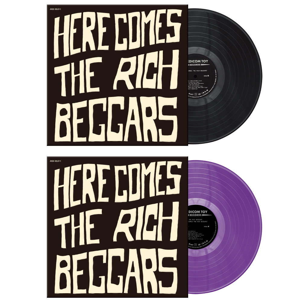 Medicom The Rich Beggars "Here Comes The Rich Beggars" Lp Black Edition/Purple Edition (Purchase Bonus Postcard Set Of 3)