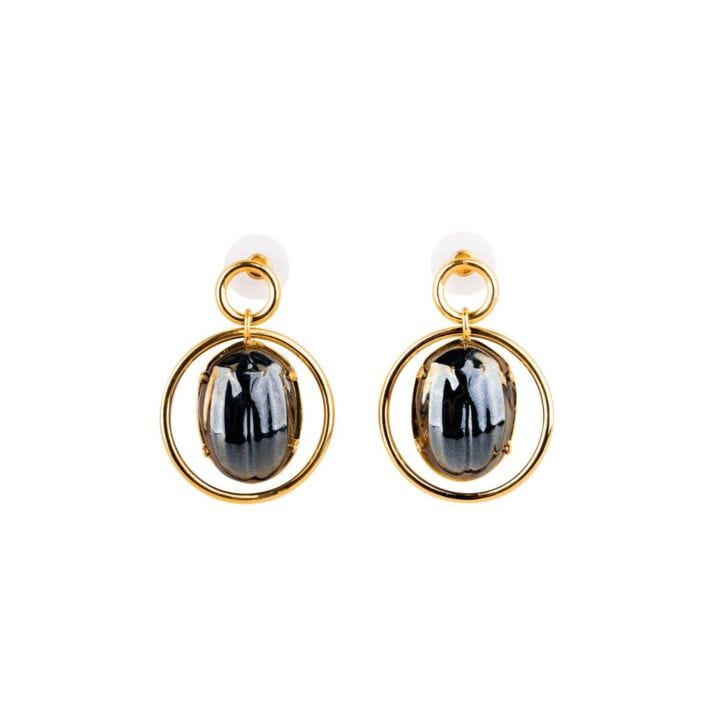 Scarab Earrings