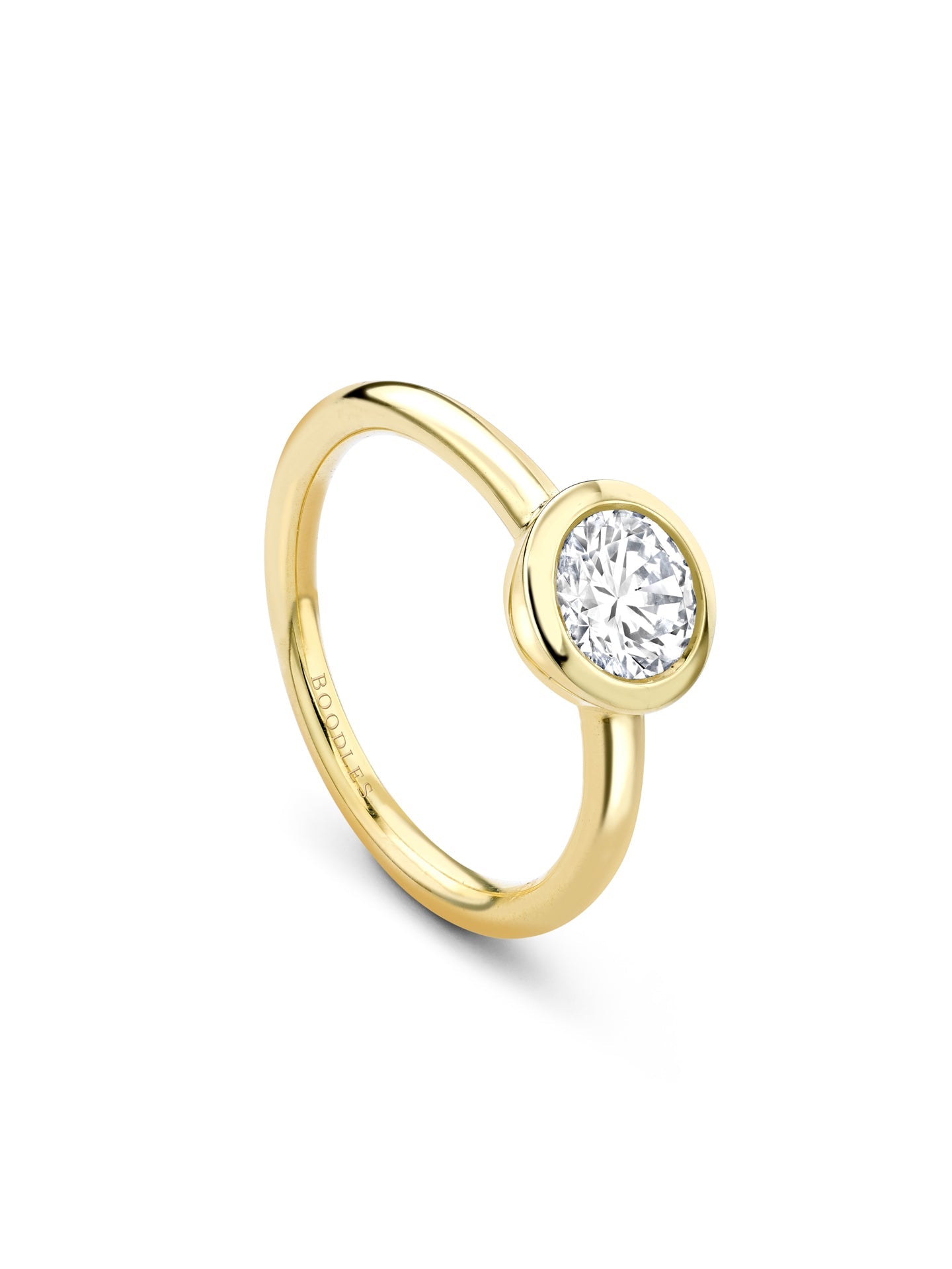 Florentine Round Diamond Ring