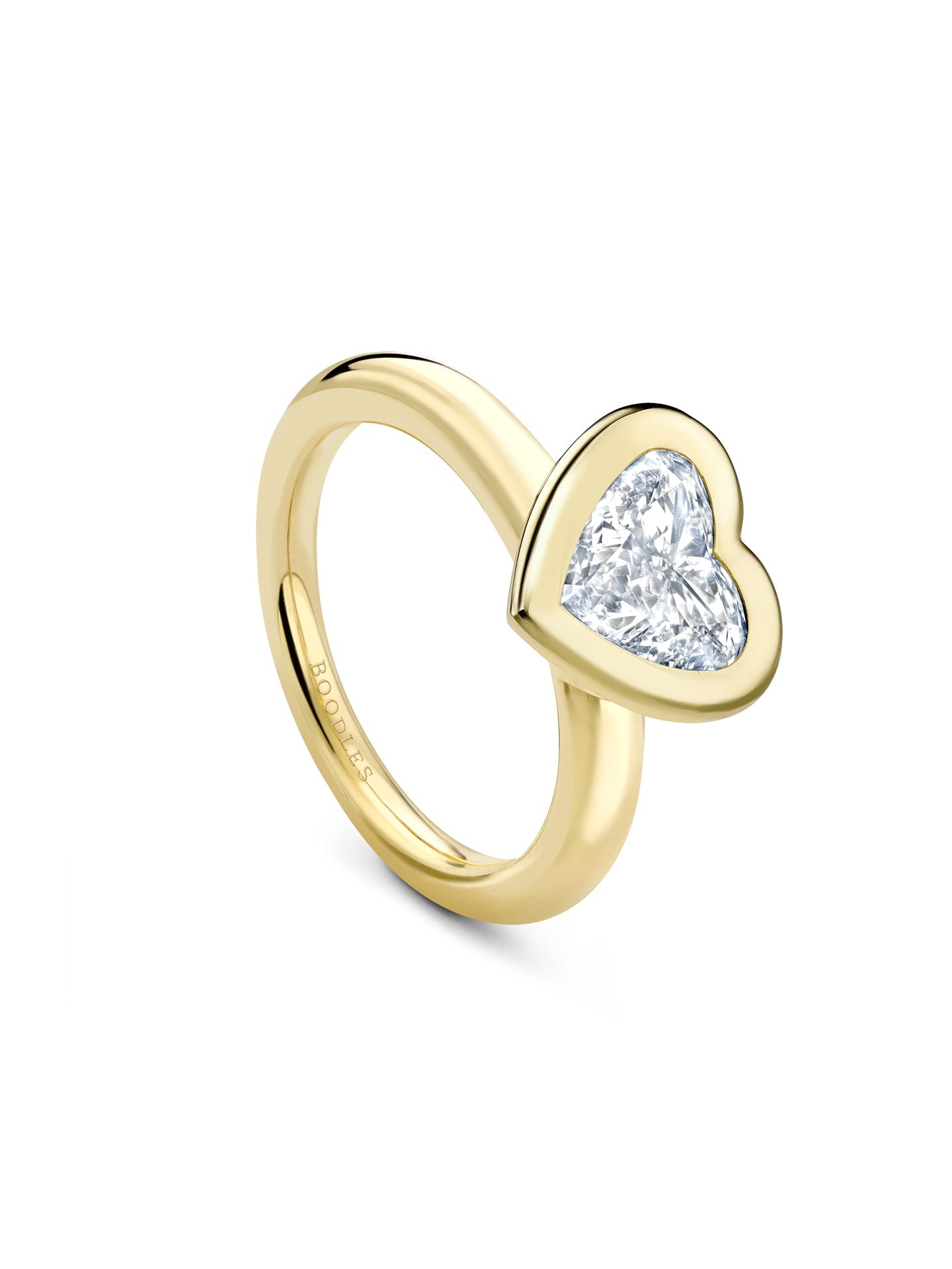 Florentine Heart Diamond Ring