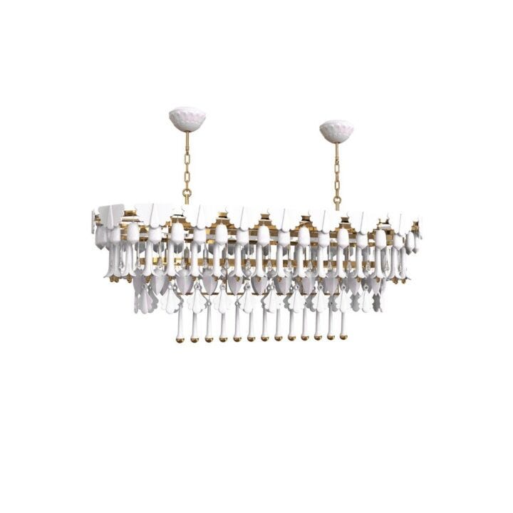 Seasons Chandelier Oval 150 cm Sunrise