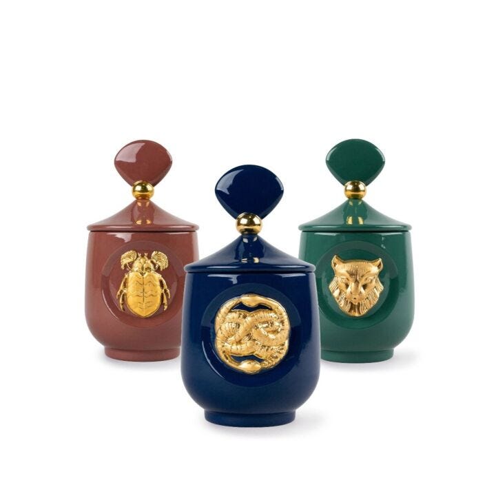 Luxurious Animals Candles Set