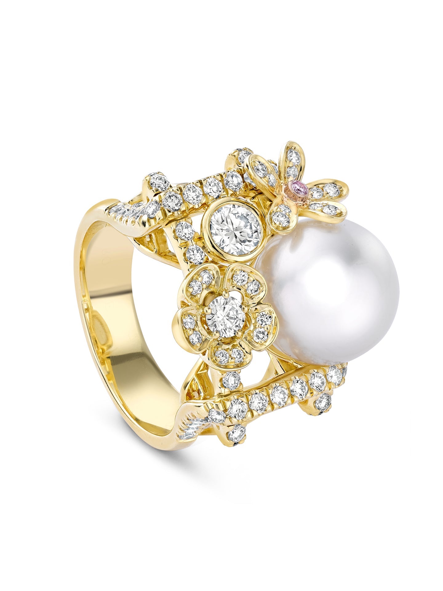 Secret Garden Pearl Ring