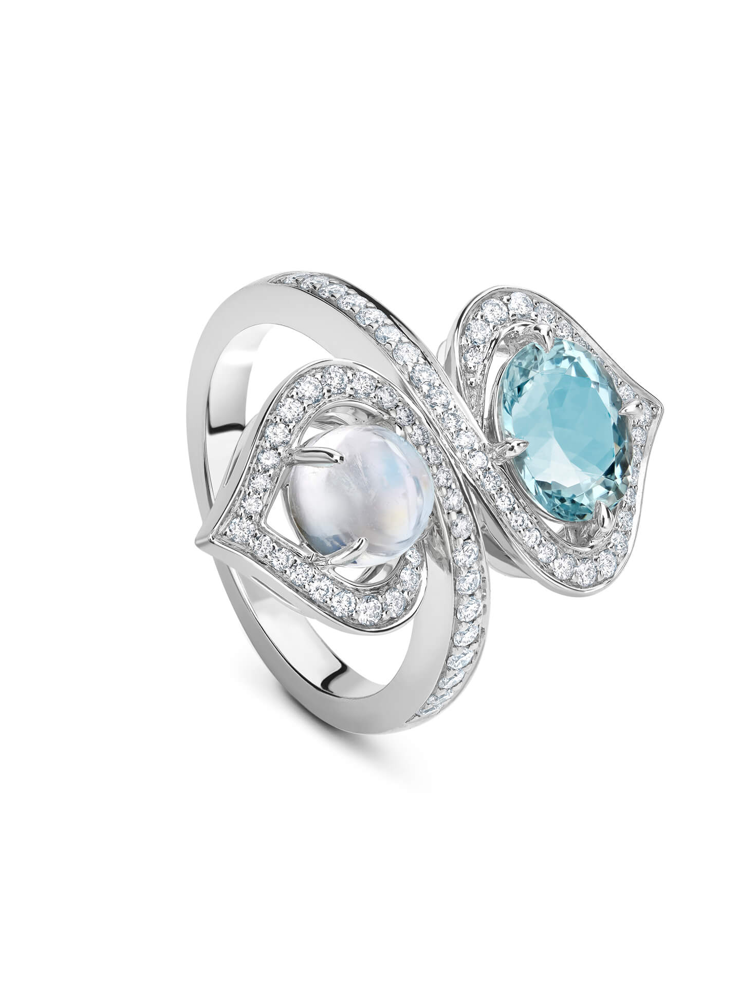 Woodland Aquamarine Ring