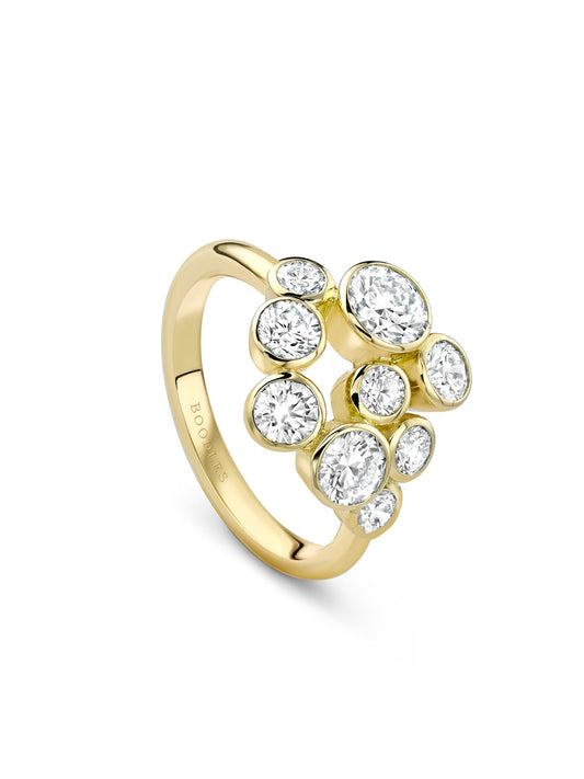 Raindance Diamond Cluster Ring