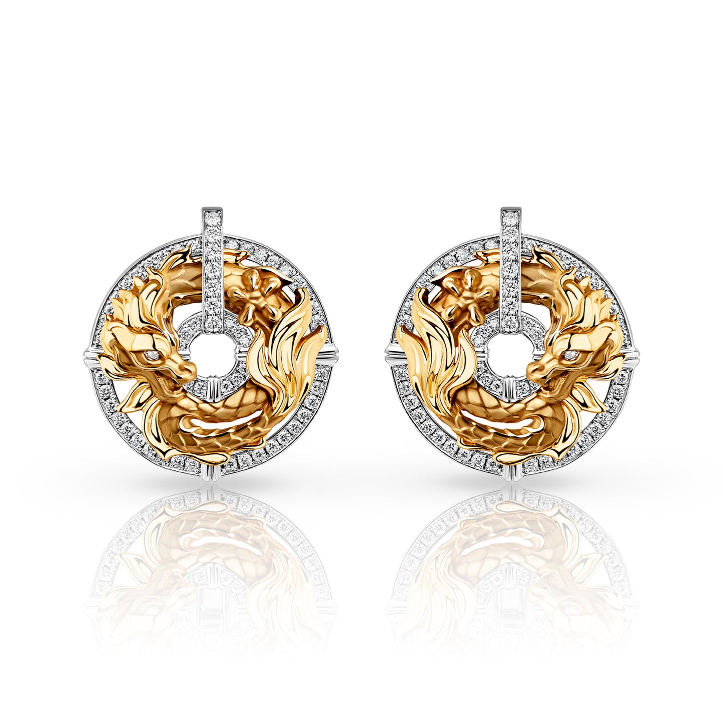 New Shanghai Medium Pave Earrings