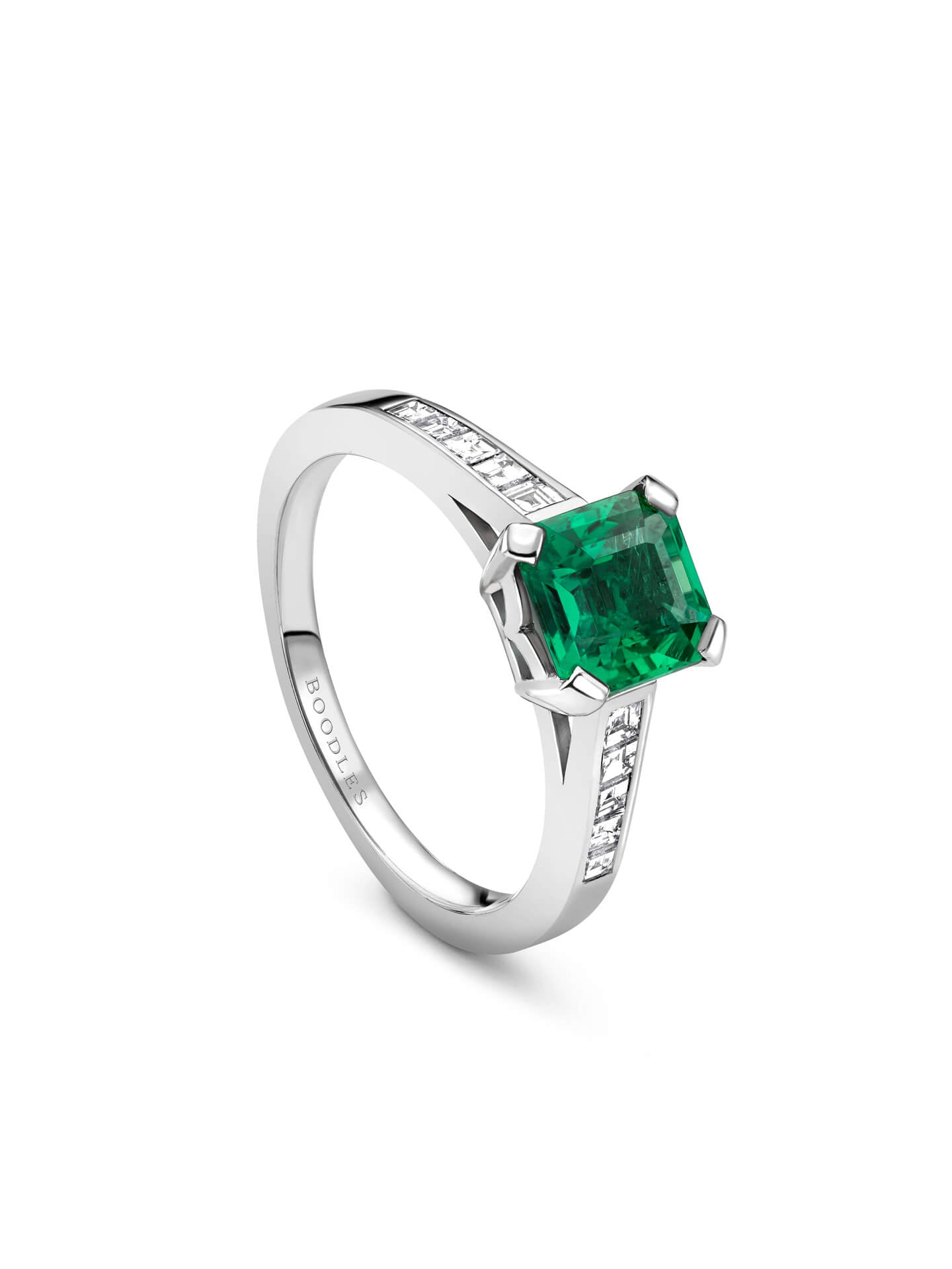 Emerald Cut Emerald Ring