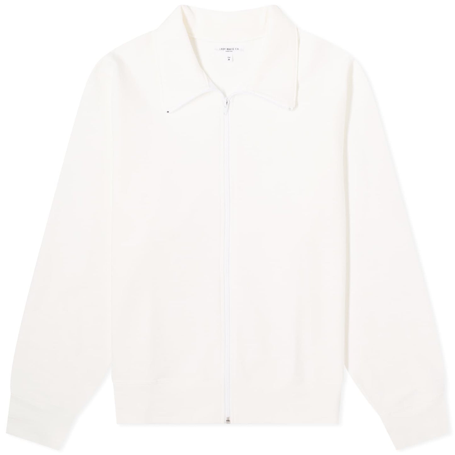 Textured Full Zip Sweatshirt