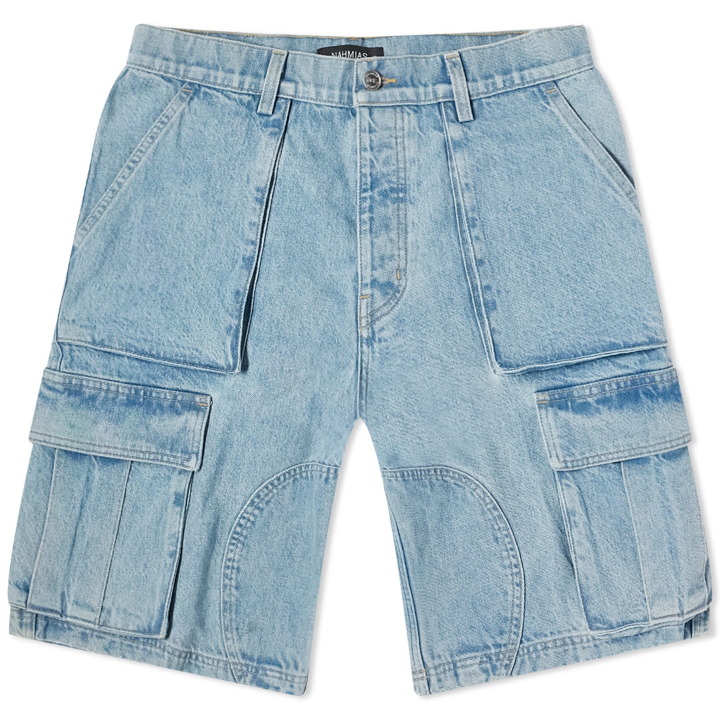 Denim Logo Cargo Shorts