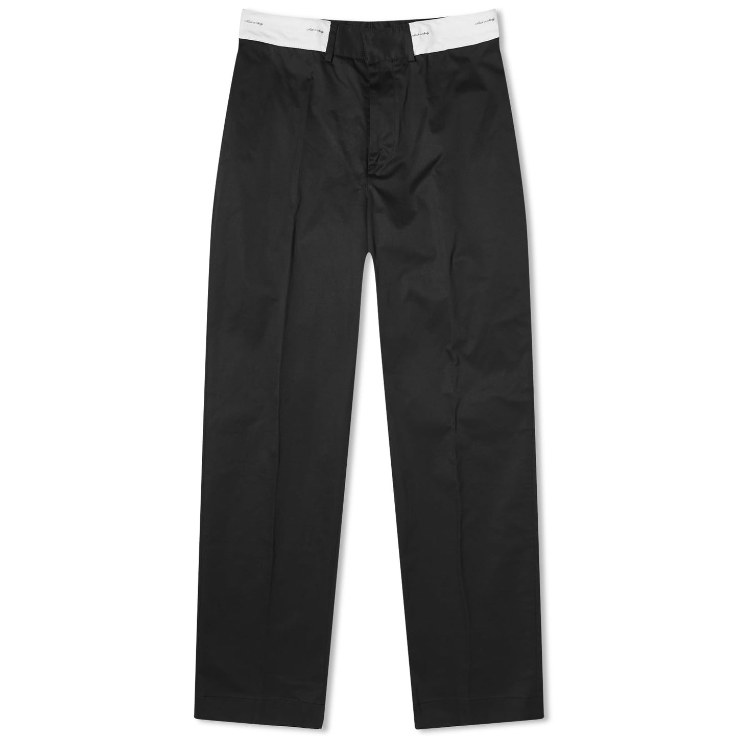 Sartorial Waistband Straight Leg Pant