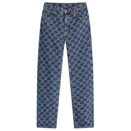 Rahul Shield Monogram Jeans