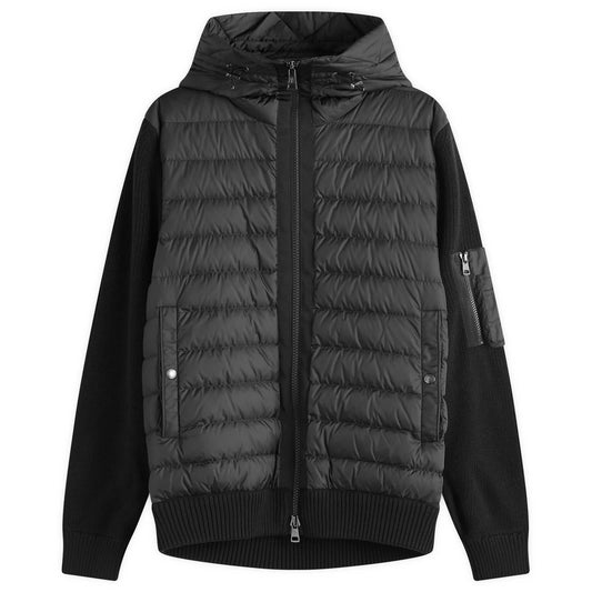 Hooded Down Knit Jacket