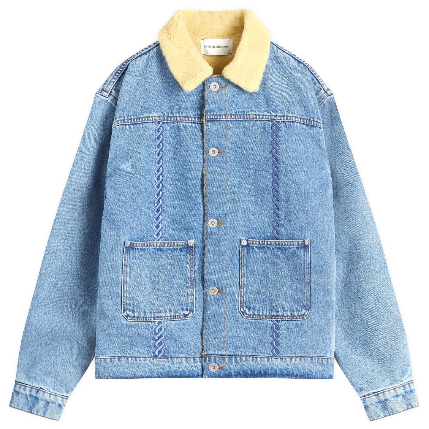Lined Denim Trucker Jacket