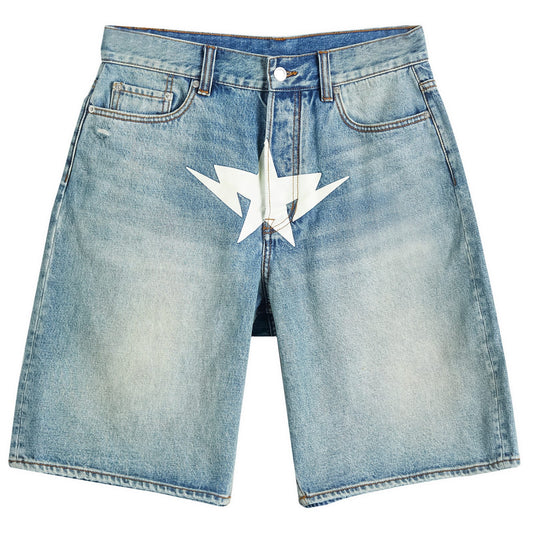 Twin Star Denim Shorts