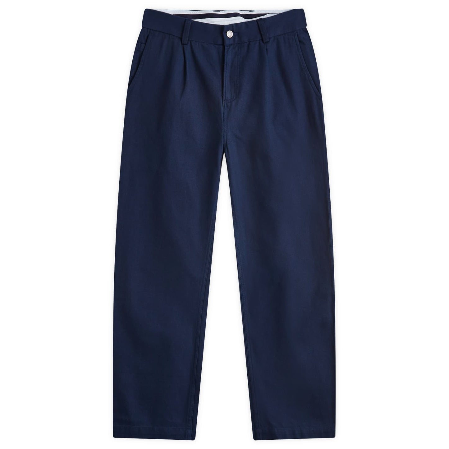 Twill Pleated Trousers