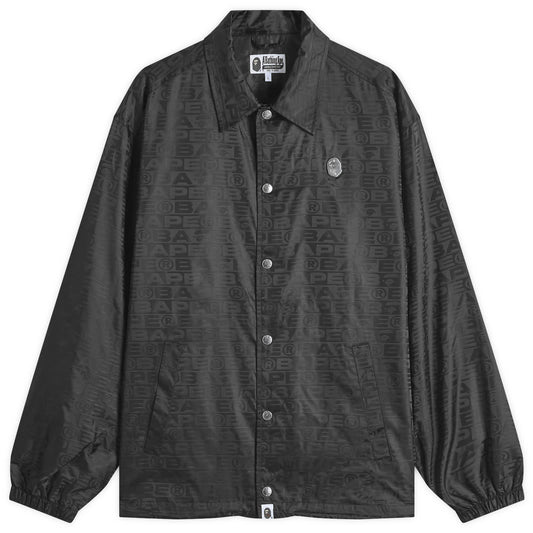 Jaquard Nylon Coach Jacket