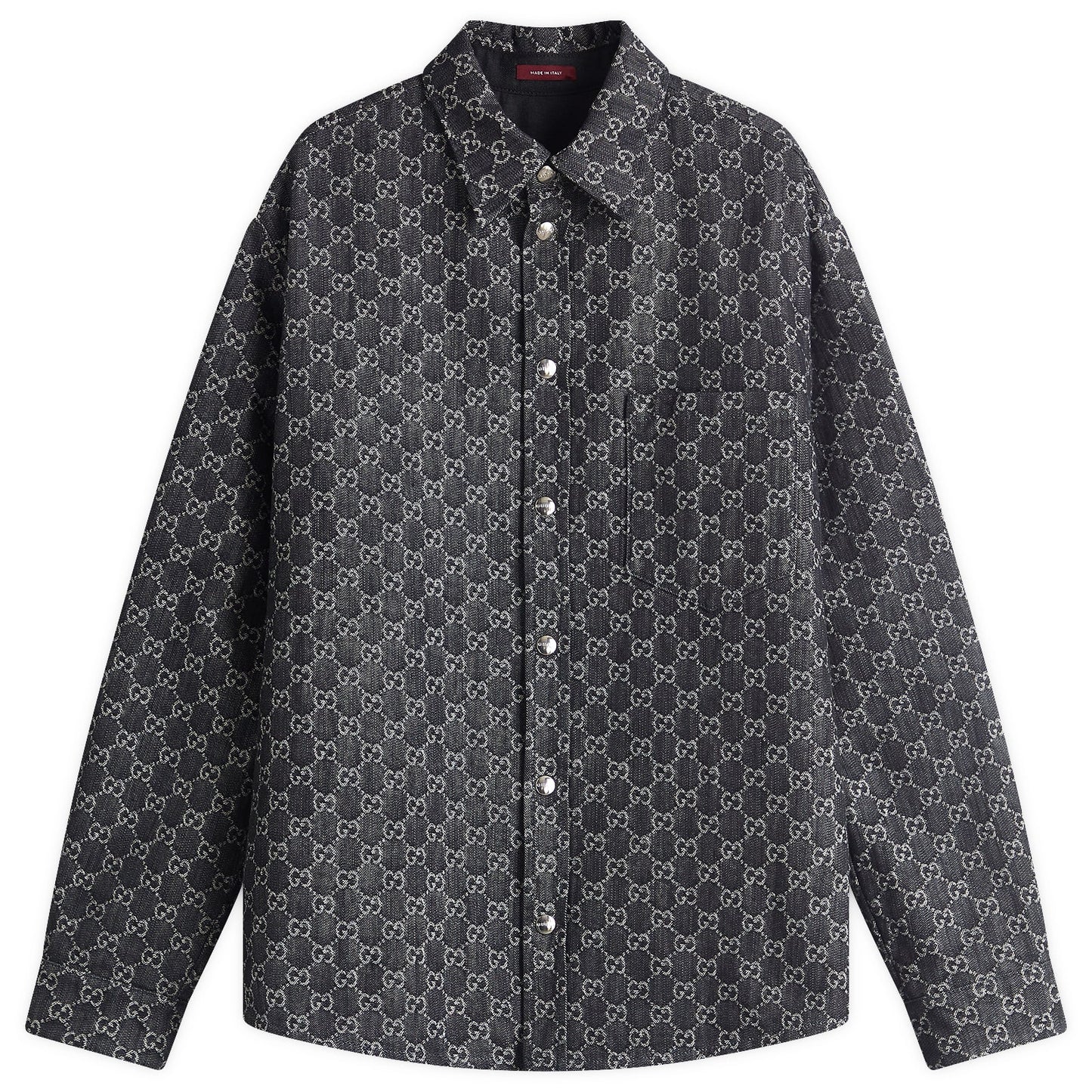 Reversible GG Denim Jacquard Overshirt