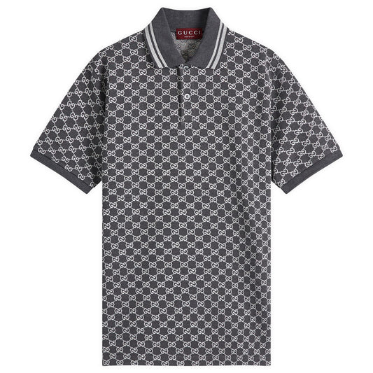 GG Jacquard Cotton Piquet Polo Shirt