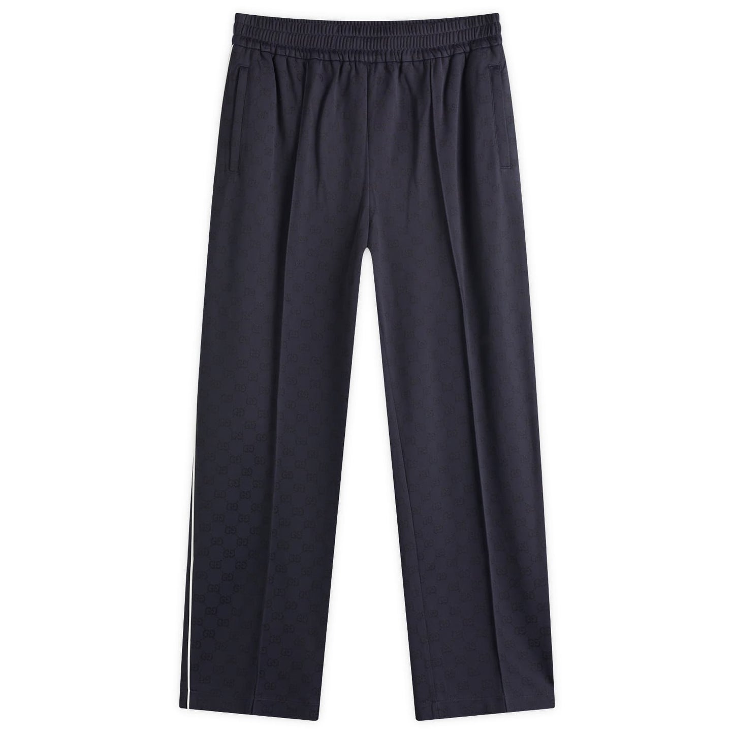 Nylon Cotton GG Jacquard Track Pants