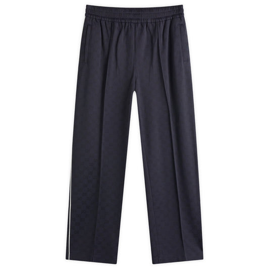 Nylon Cotton GG Jacquard Track Pants