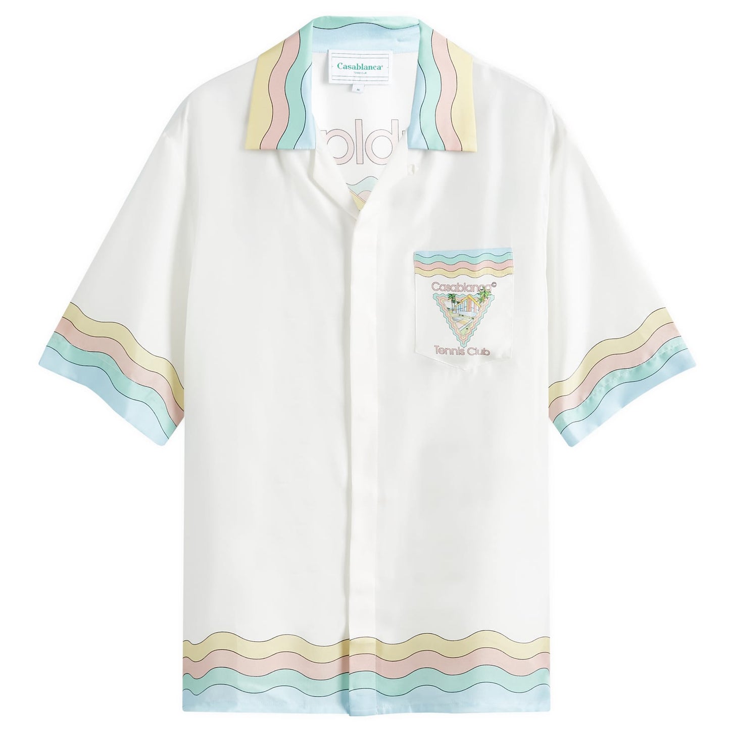 Tennis Club Icon Short Sleeve Silk Shirt