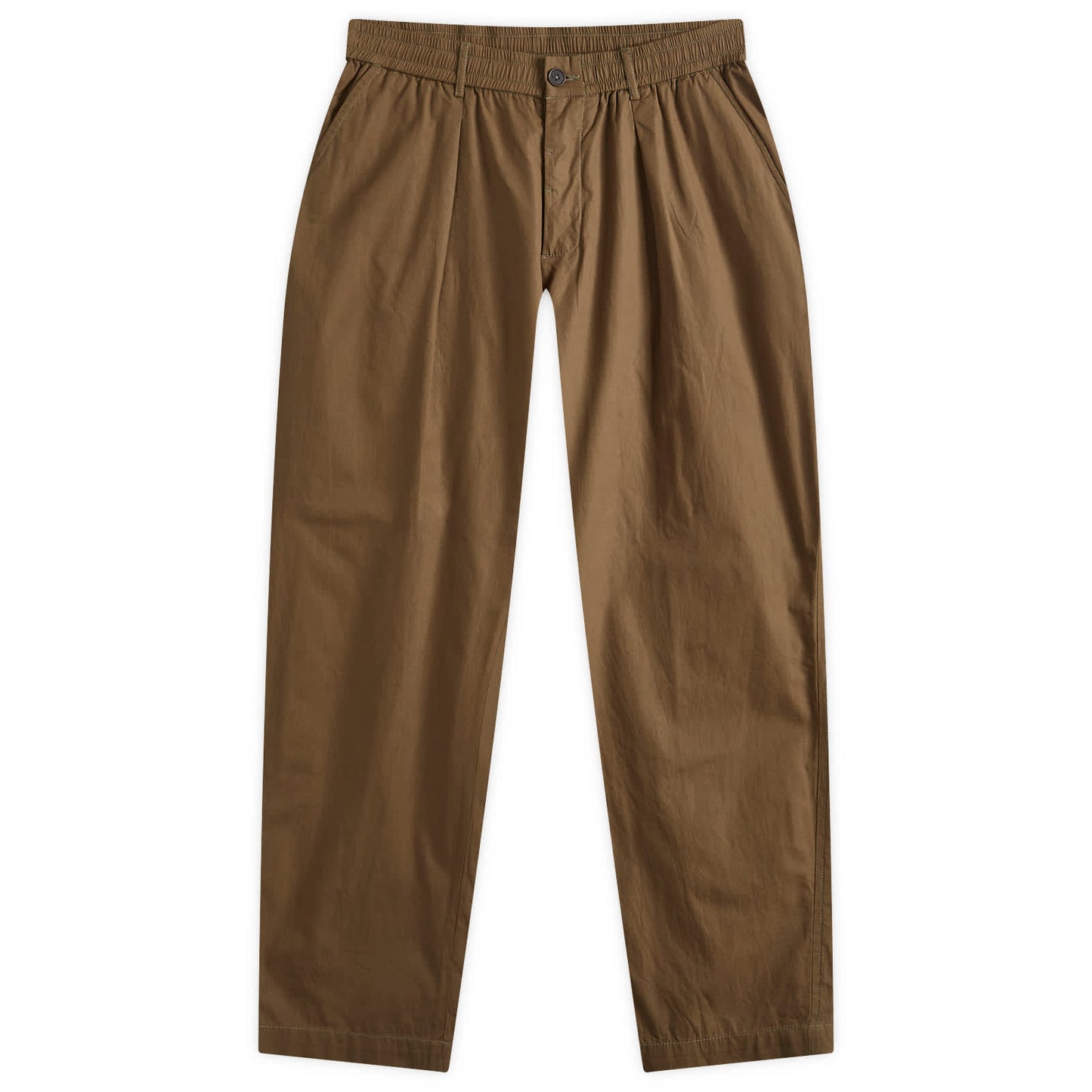 Linen Slub Pleated Track Pants