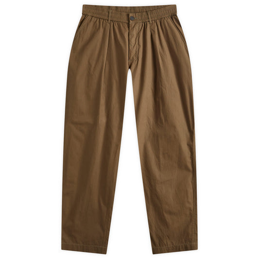 Linen Slub Pleated Track Pants