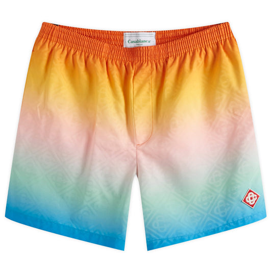 Gradient Jacquard Swim Shorts