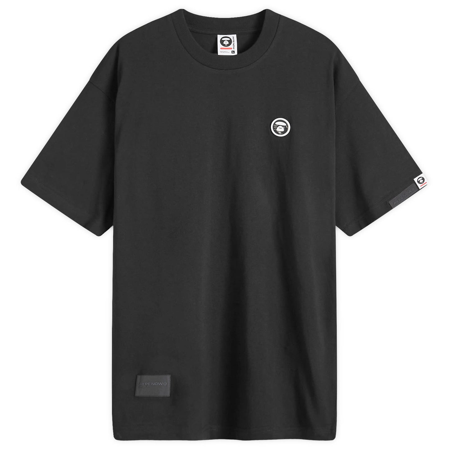 Silcone Badge Crew Neck T-Shirt