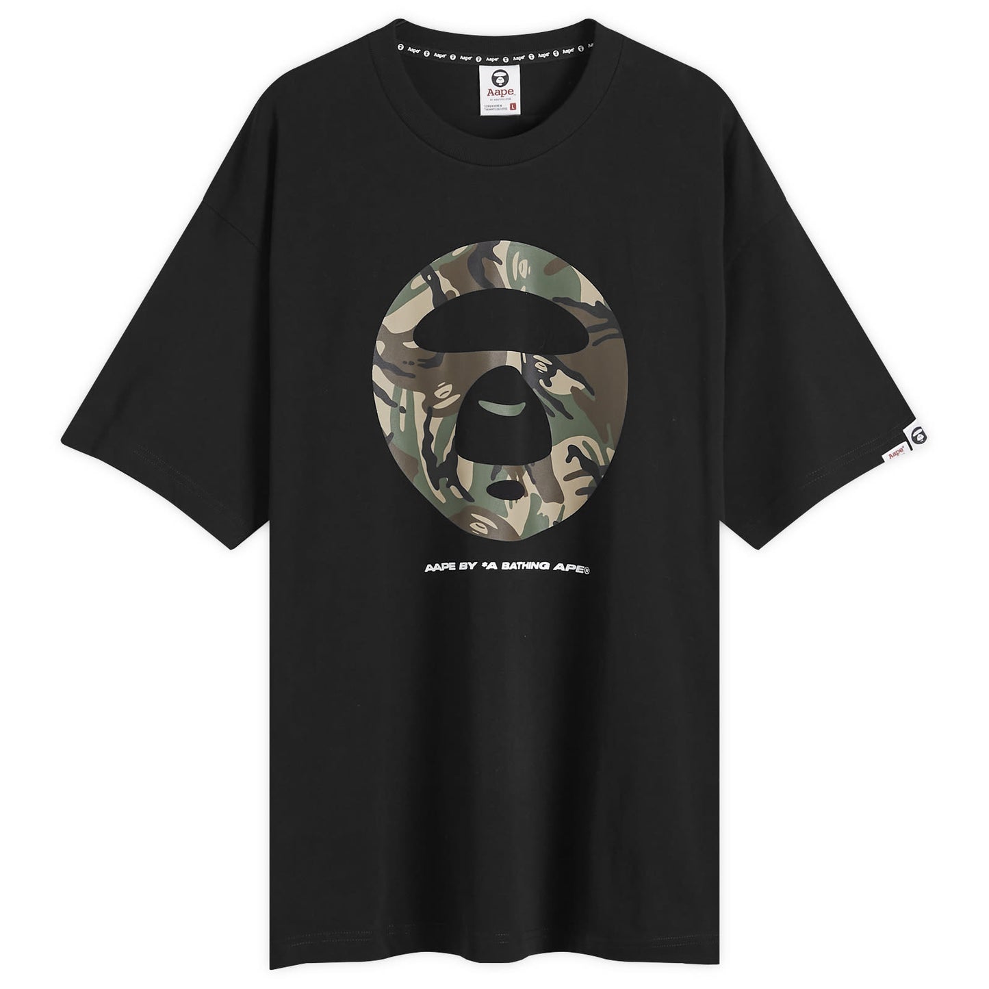 Woodland Camo Moonface T-Shirt