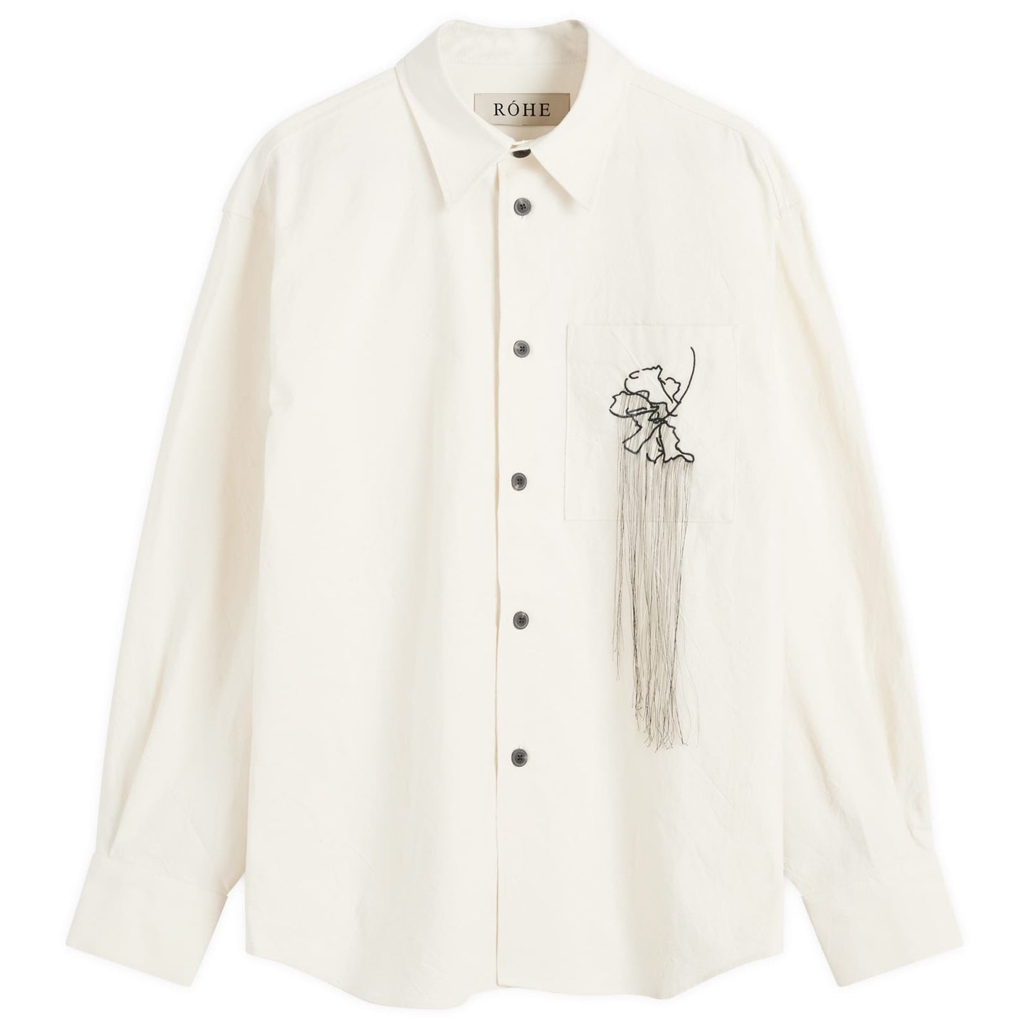 Tulip Embroidered Long Sleeve Shirt