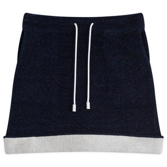 Contrast Hem Chenille Skirt