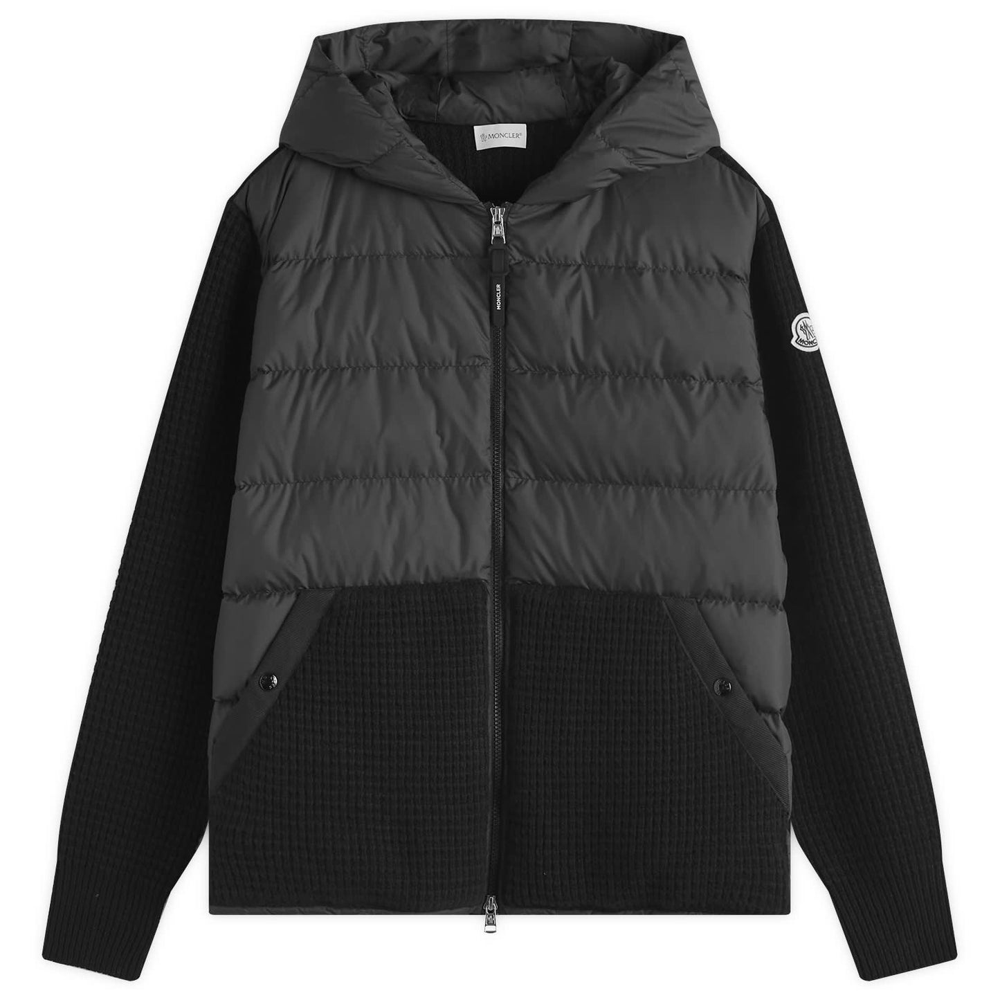 Down Knit Waffle Jacket