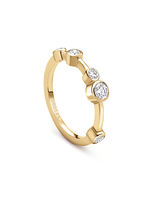 Raindance Half-Hoop Diamond Ring