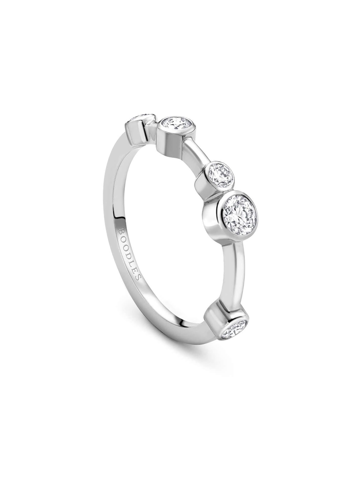 Raindance Half-Hoop Diamond Ring