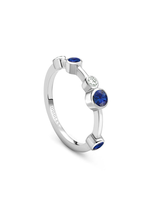 Raindance Half-Hoop Sapphire Ring