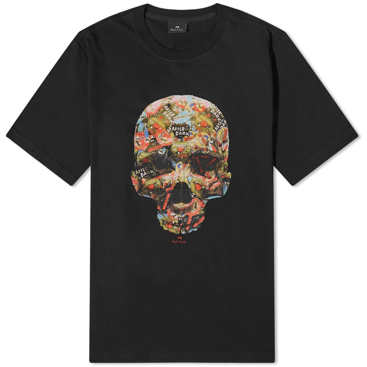 Skull Sticker T-Shirt