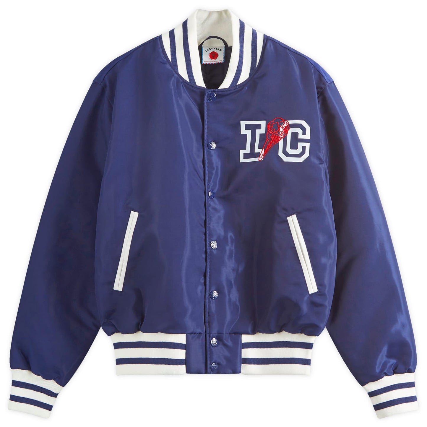 Icecream IC Classic Satin Varsity Jacket