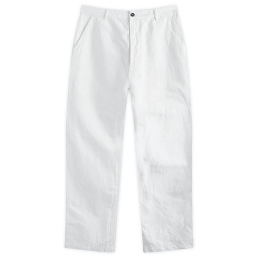 Linen Slub Military Chino Pants