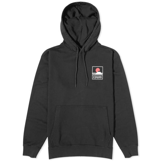 Sunset Mt Fuji Popover Hoodie