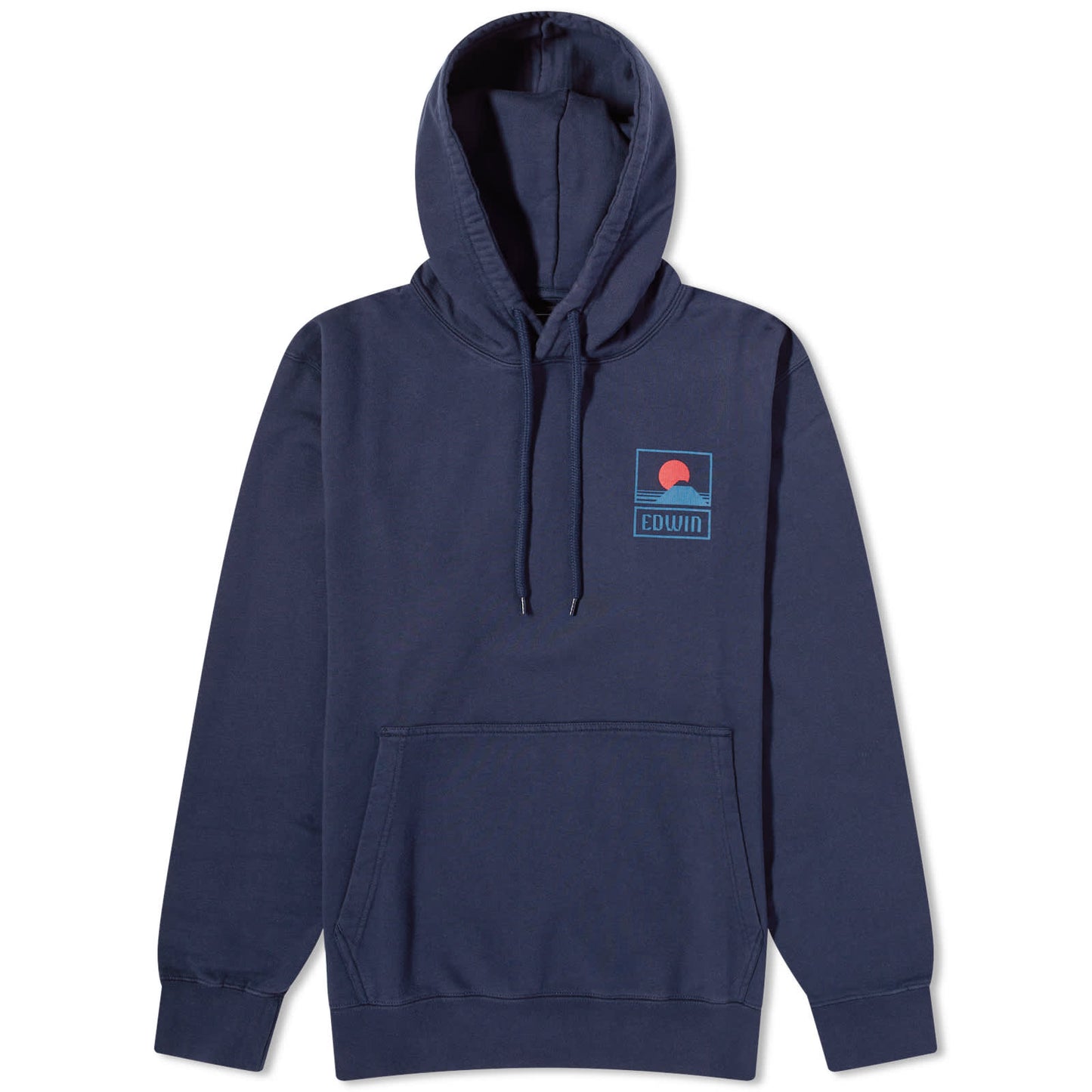 Sunset Mt Fuji Popover Hoodie